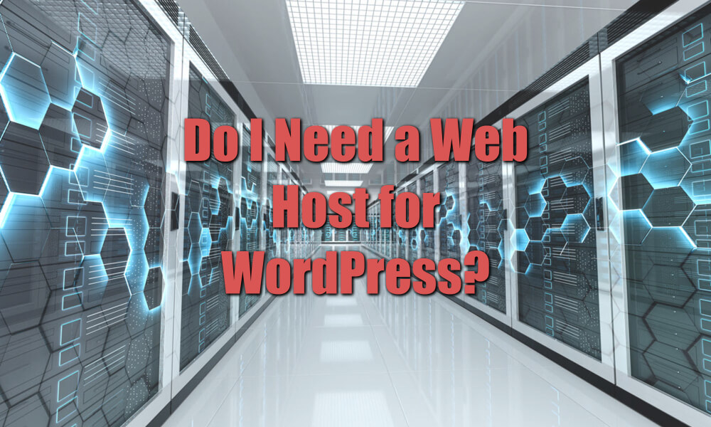 Do I need a web host for WordPress featured image